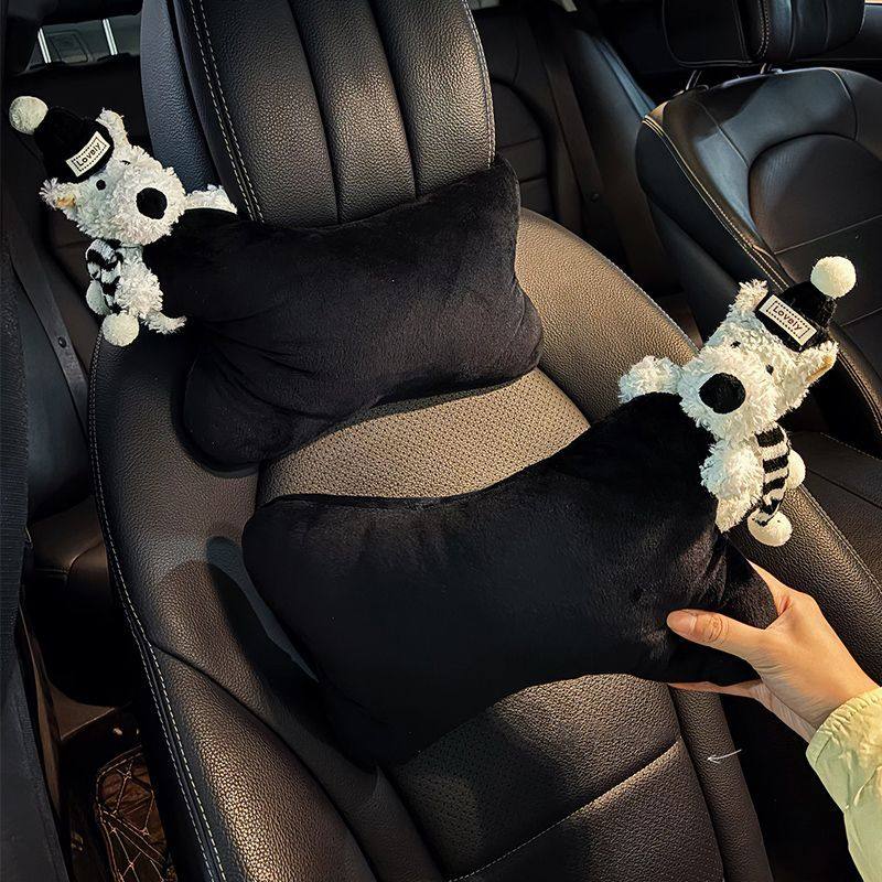 可爱西高地汽车头枕创意车内护颈枕车用座椅车载靠枕靠背用品枕头,汽车用品/电子/清洗/改装,头枕,淘宝优惠券,粉丝福利购,淘宝优惠卷