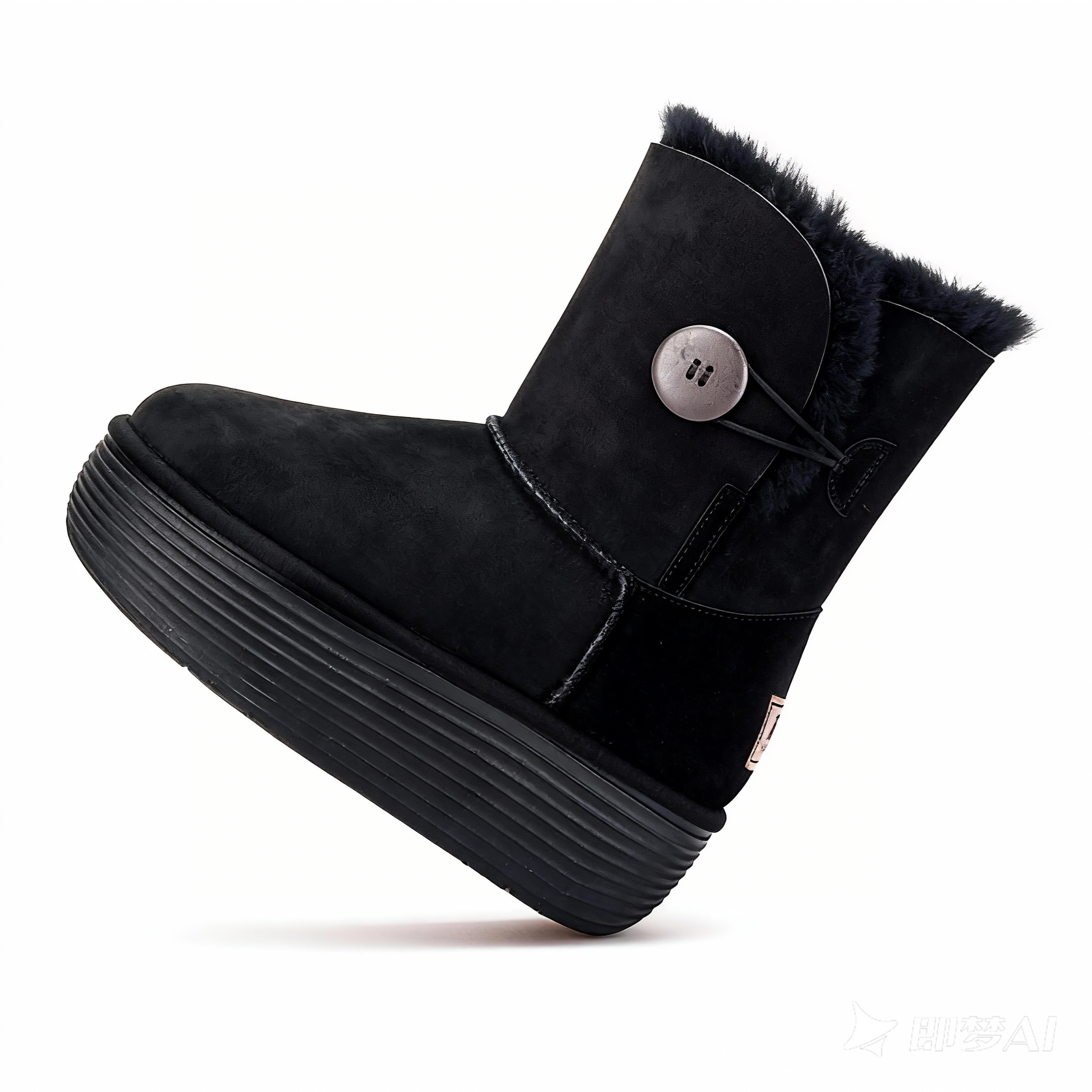 厚底雪地靴羊皮毛一体RTB保暖