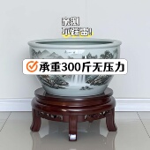 鱼缸架摆件奇石架客厅仿古花几高档装 饰花瓶盆景置物架实木花架子