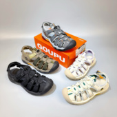 魔术贴凉鞋 防撞护趾运动休闲沙滩鞋 女情侣 户外包头凉鞋 Goupu夏季