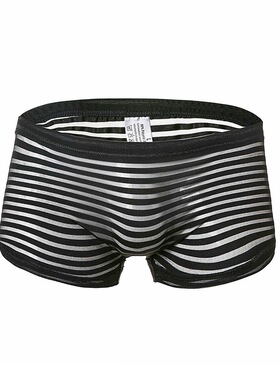 CLEVER-MENMODE男士内裤锦纶时尚低腰性感网纱男款平角裤潮流