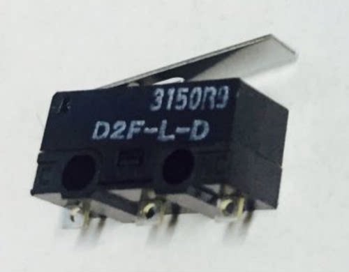 D2F-L-D微动开关直柄摆杆欧姆龙