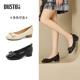 配裙子一脚蹬单鞋 大东通勤鞋 1015 新款 甜美蝴蝶结爆款 女鞋 2026春季