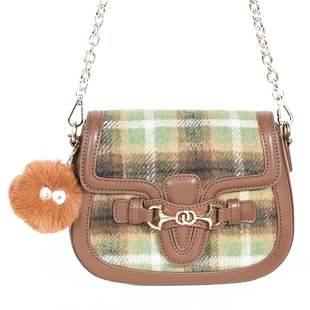 〖WP〗DUSTO斜挎包女包冬季新款时尚潮流气质小包通勤马鞍包2219