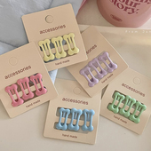 狗狗小发夹头饰不掉约克夏马尔济斯小卡子碎毛碎发夹子刘海夹发卡