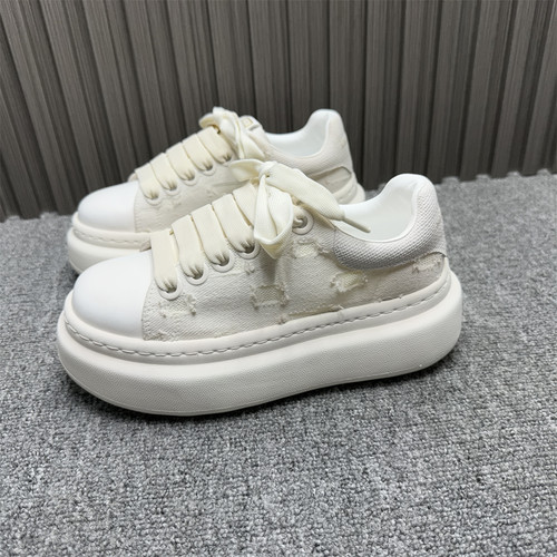 专柜处理复古做旧小白鞋女