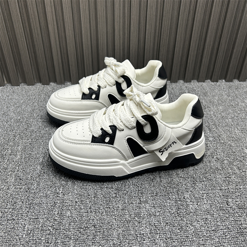 真皮潮流街拍休闲时尚板鞋小白鞋