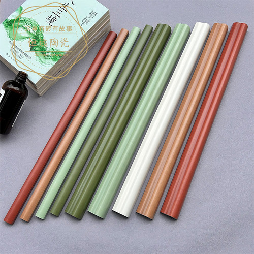 网红卫生间瓷砖腰线彩色欧姆线法式浴室装饰条400半墙收边收口条