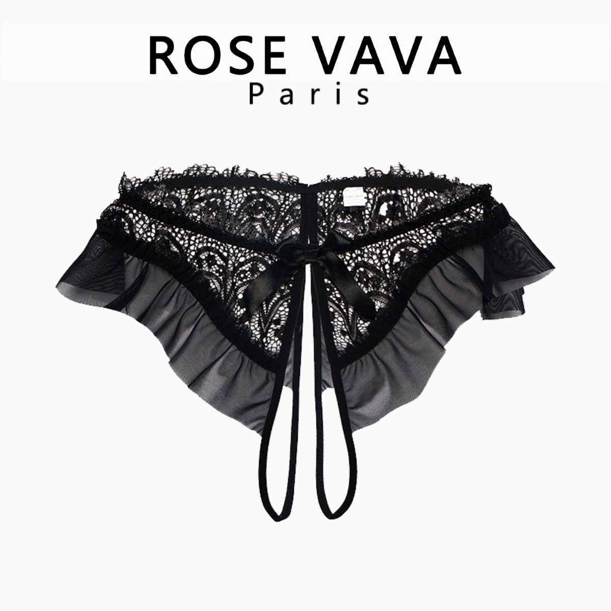 ROSE VAVA 性感蕾丝内裤女纯欲风低腰镂空透明开档丁字裤,女士内衣/男士内衣/家居服,女丁字裤,淘宝优惠券,粉丝福利购,淘宝优惠卷