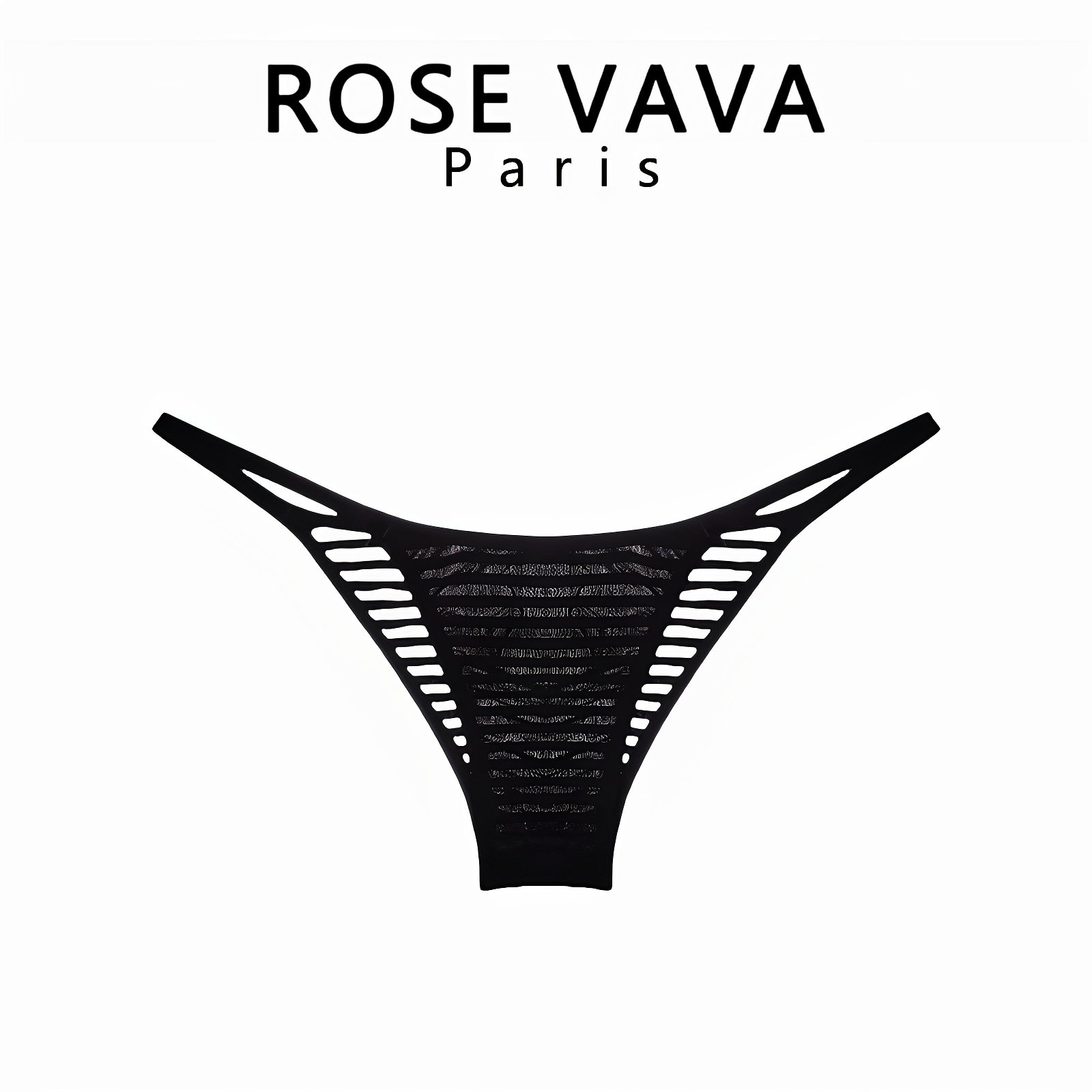 ROSE VAVA 性感小迷你女士三角裤半包网纱少女诱惑低腰内裤