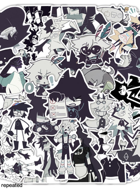 200张行为基准贴纸Fundamental Paper Education动画不干胶防水