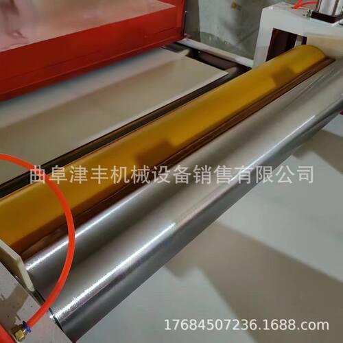 碳晶板木饰面石膏板拱技板贴面机 金属镀锌板高分子膜覆膜机