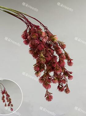 婚庆仿真两叉垂吊松球果婚庆装饰假花