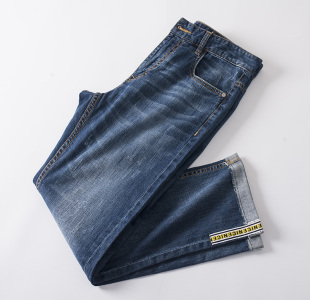 余单直筒潮流牛仔裤 薄 断码 设计休九分男裤 清货只有34