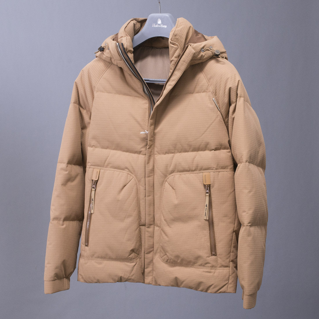 90鹅绒服~保暖防风棉袄~一线品牌尾货男士连帽羽绒服外套保暖冬装