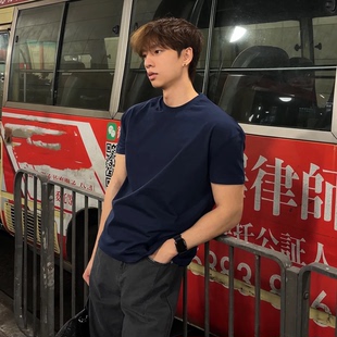 巨显壮！正肩美式短袖男款2026新款夏季索罗娜速干运动健身t恤