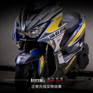 林海175force155摩托车60周年纪念贴纸踏板拉花定制新款潮贴