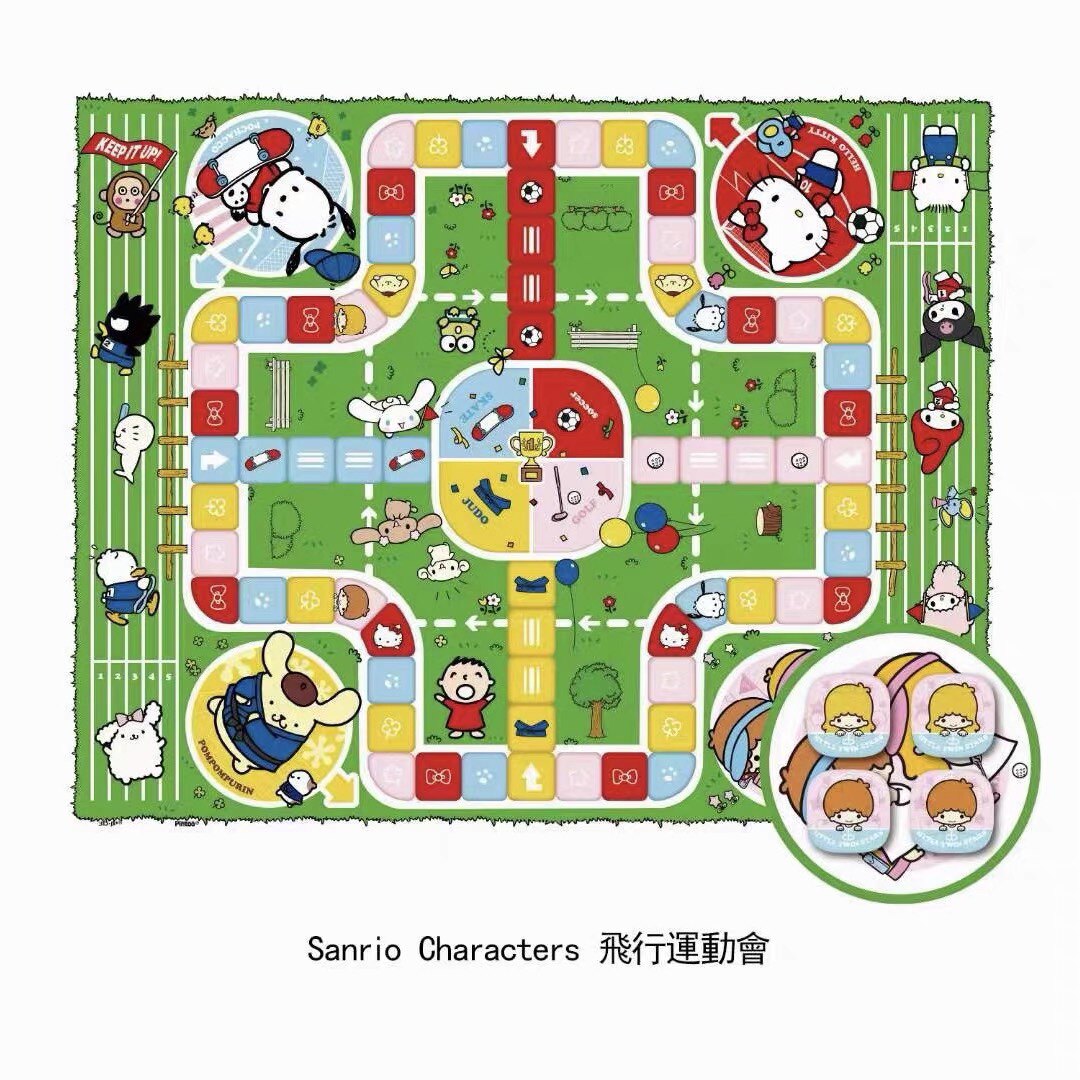 3D-JP SANRIO 500 조각 비행 체스 퍼즐 교육용 대화 형 체스 비행 게임 H2615 선물 3DJP