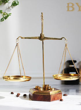 美式印度黄铜设计师装饰摆件美式