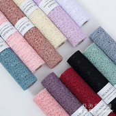 材料diy包花纱网 卷筒鲜花包装 花中情 提花网洞洞网花束内衬包装