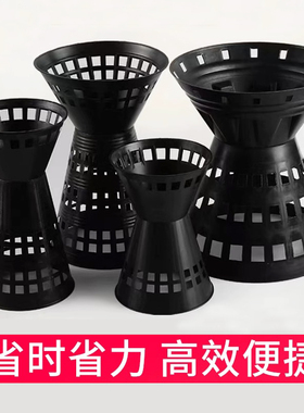 花中情 箭筒剑筒包花神器花束内胆鲜花 插花稳定器黑色桶花泥底座