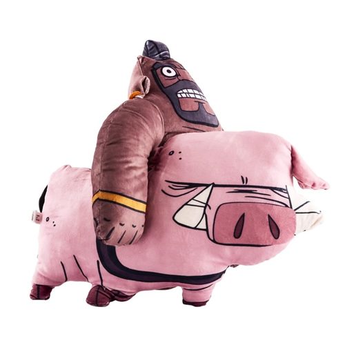 皇室战争游戏周边野猪骑士毛绒