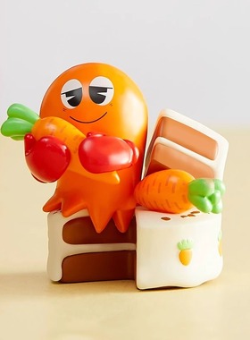 CJoy x 万代南梦宫吃豆人早午餐系列PVC高约8cm盲盒全新官方现货