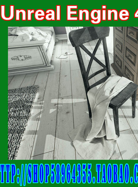 UE4模型——室内样板间Marketplace–Interior Toolkit Vol1(E-1)