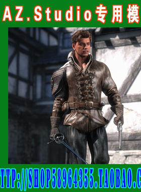 daz3d studio模型Michael 9 HD系列合集(3M-291)