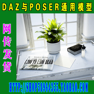 DAZ与Poser模型——POSER与DAZ的脏乱与干净场景三则(3M-213)