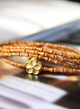 复古创意橄榄核手串竹节节高升男女款手链饰品文玩念佛珠厂家批发