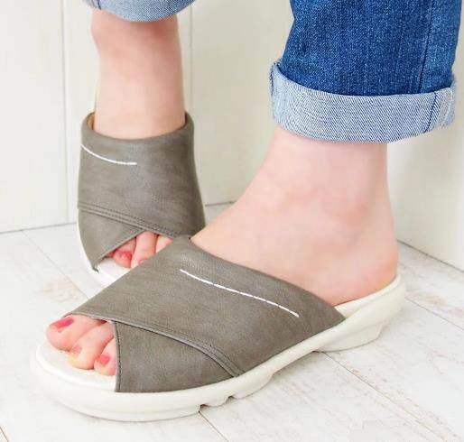 日本制ball防水皮革大交叉带露趾后空凉鞋厚底软底禅意日式凉拖,女鞋,休闲凉鞋,淘宝优惠券,粉丝福利购,淘宝优惠卷