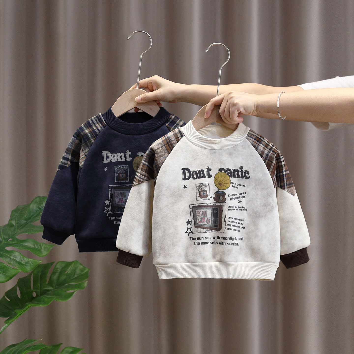 男童加绒卫衣2026新款儿童秋冬装加厚打底衫宝宝套头衫上衣洋气潮