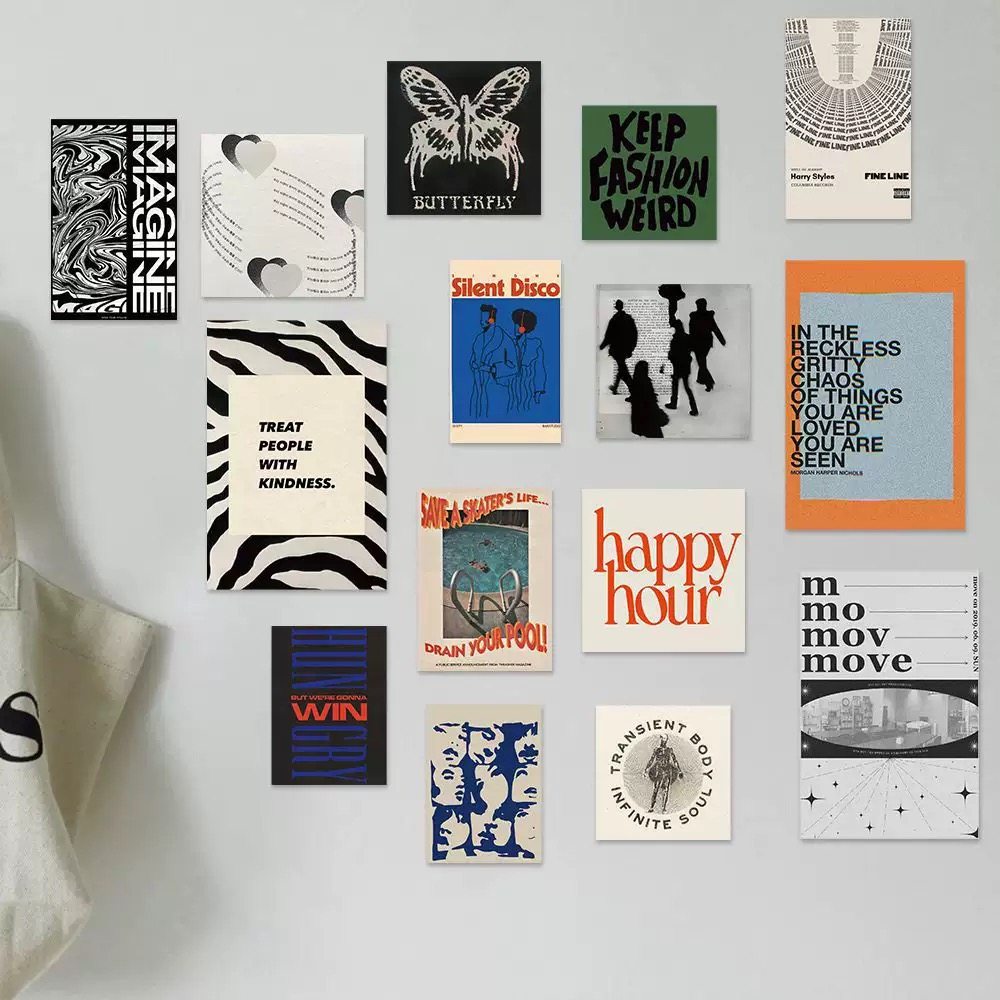 15张ins风混色卡片韩系高级感明信片毛毡板软木板上装饰卧室墙面,文具电教/文化用品/商务用品,贺卡/明信片,淘宝优惠券,粉丝福利购,淘宝优惠卷