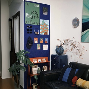 【包豪斯】毛毡墙贴装饰软木板展示板照片墙客厅墙面改造白墙遮丑