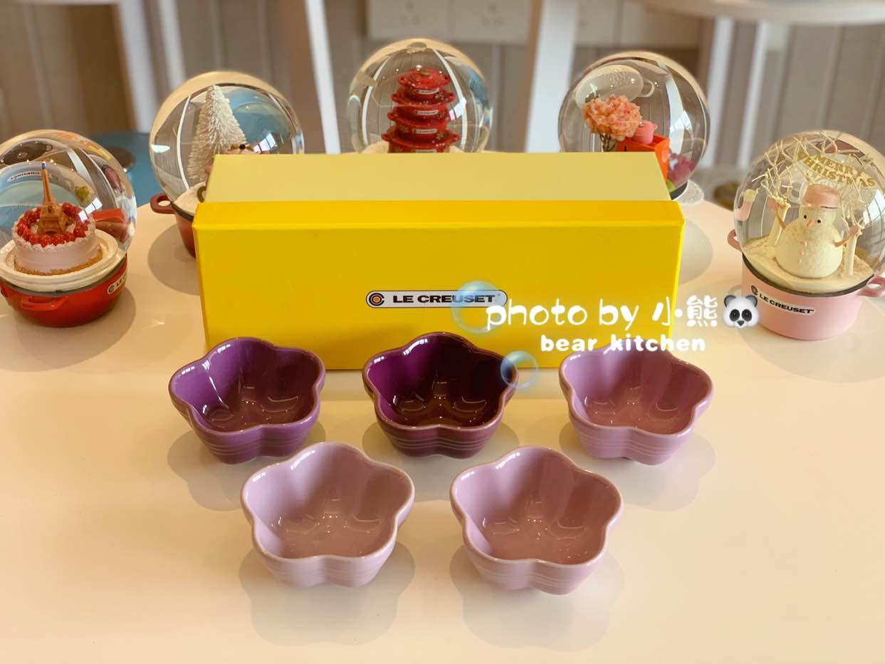 酷彩lecreuset迷你碟小花碗