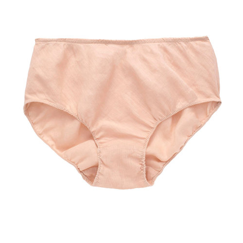 陈小满高腰无痕亚麻内裤女法式性感提臀三角裤抗菌舒适短裤2条装