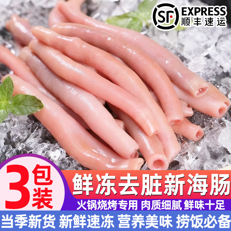 新鲜免处理海肠皮子下饭菜