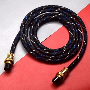 適用于惠威M5A M300MKII H8六芯6芯主副音響連接線延長線 M500