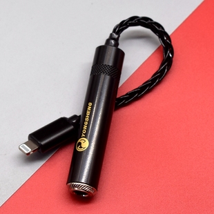 适用于苹果15转Type C转6.35母转接线苹果LIghtning转6.5母音频线