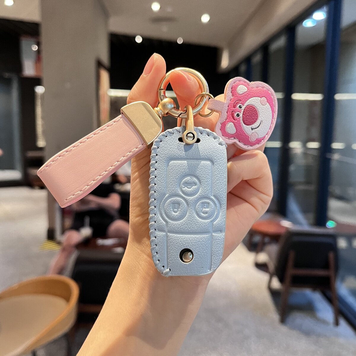 适用本田8代雅阁钥匙套老款歌诗图八九9代思域思铂睿crv锁匙包扣