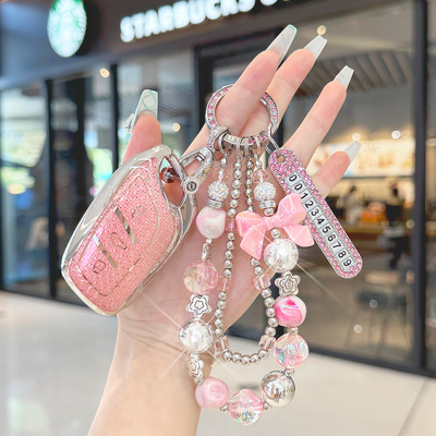 名爵5钥匙套天蝎座6pro全包zs专用mg5壳mg4ev高级hs镶钻汽车包扣