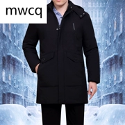 MWCQ cha mùa đông 2018 áo khoác mới cotton trung niên cotton trùm đầu dài phần dày trung niên - Quần áo độn bông thể thao