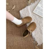 便鞋 春秋全包日式 0128n 平底女式 秋季 勃肯鞋 厚底勃肯鞋