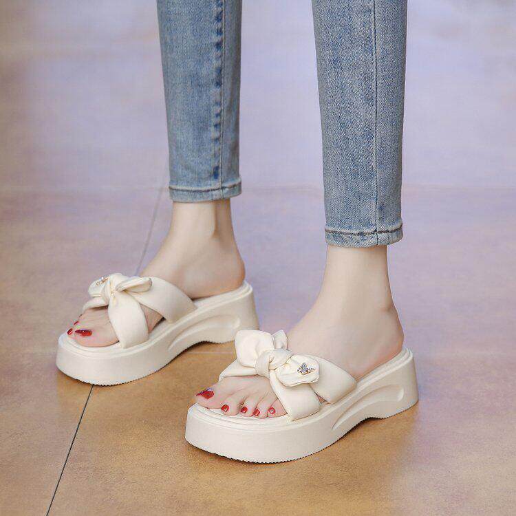 夏款厚底两穿凉鞋女2026年新款季网红仙女风凉拖鞋配裙子罗0325d