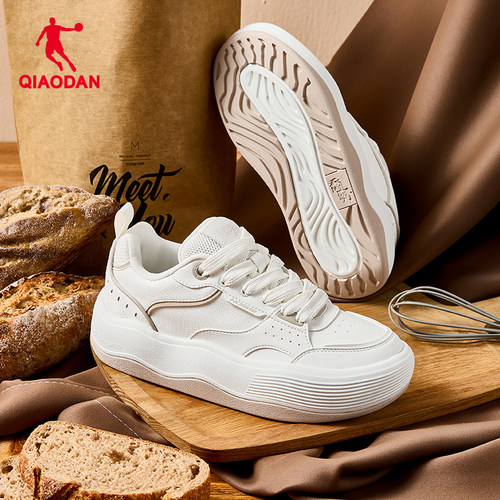 乔丹面包鞋板鞋厚底增高女休闲鞋