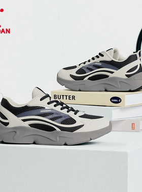 乔丹女休闲鞋2026冬季新款网面透气运动鞋商场同款QDL042253433