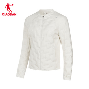 乔丹束绒科技羽绒服女士2026春季新款商场同款轻薄防泼水弹力外套