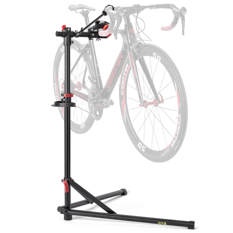 自行车挂车架 单车停车架可调节修理架铁质架子修车架折叠固定架