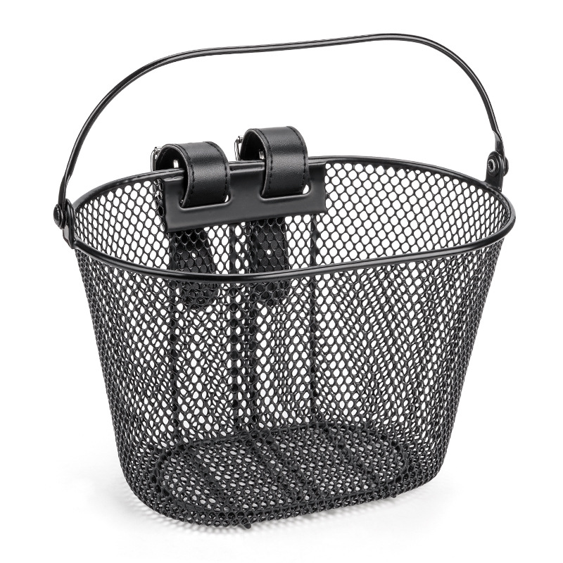 自行车金属车筐 单车前置车篮儿童车用篮手提篮子自行车骑行配件
